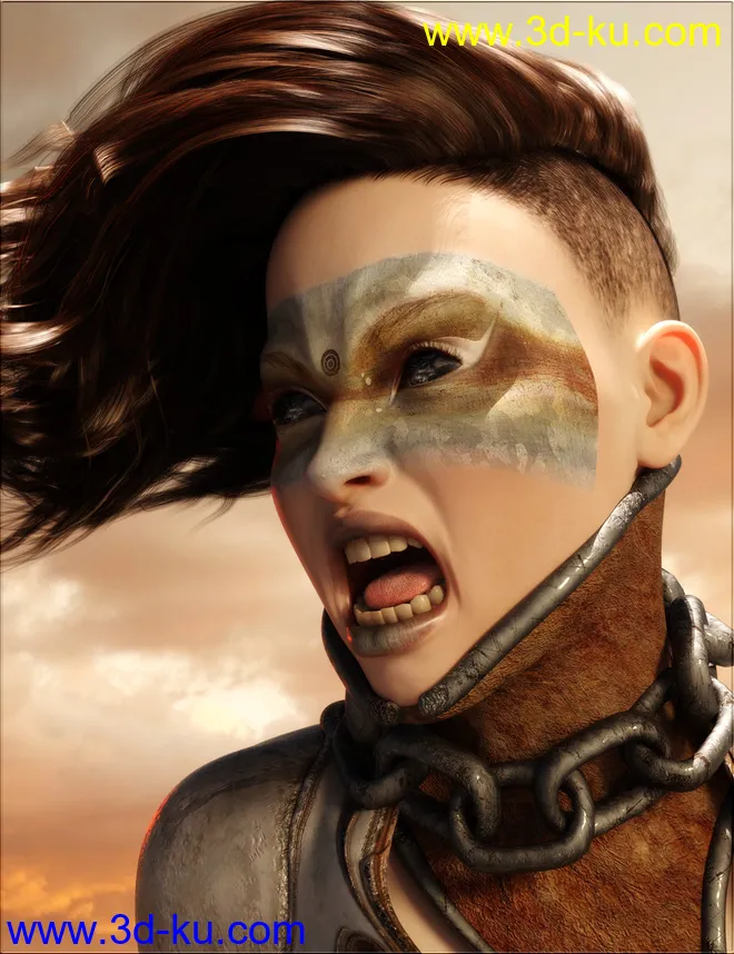 VYK Thrace 2.0 HD for Genesis 8 Female模型的图片7