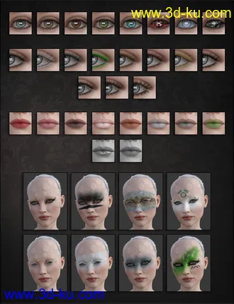 3D打印模型VYK Thrace 2.0 HD for Genesis 8 Female的图片