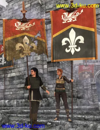 3D打印模型War Banners的图片