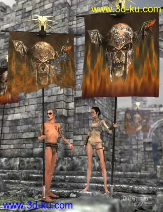 3D打印模型War Banners的图片