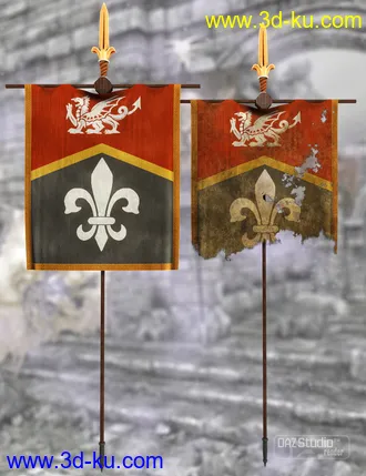 3D打印模型War Banners的图片