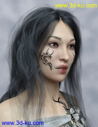 Warrior Couple And Landscape - Genesis 8模型的图片17