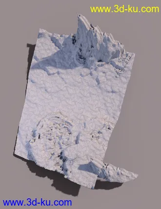 3D打印模型Warrior Couple And Landscape - Genesis 8的图片