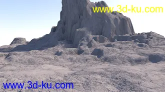 3D打印模型Warrior Couple And Landscape - Genesis 8的图片