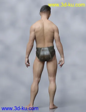 3D打印模型Warrior Couple And Landscape - Genesis 8的图片