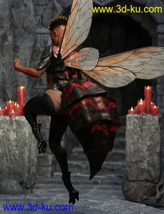 3D打印模型Wasp Queen for Genesis 8 Female的图片
