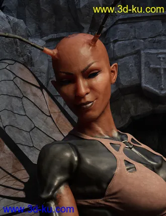 3D打印模型Wasp Queen for Genesis 8 Female的图片