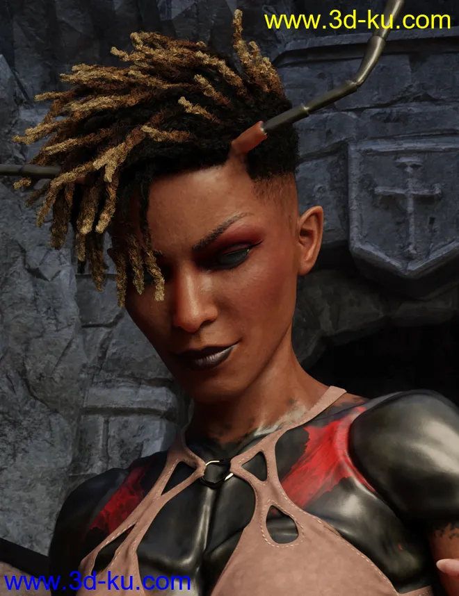 Wasp Queen for Genesis 8 Female模型的图片7