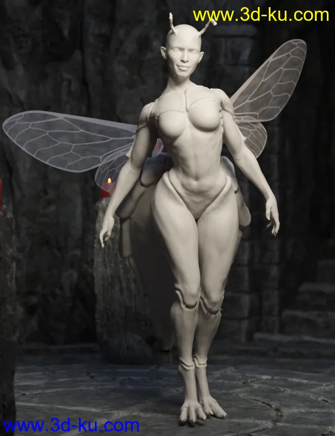 Wasp Queen for Genesis 8 Female模型的图片8
