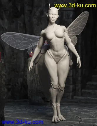 3D打印模型Wasp Queen for Genesis 8 Female的图片