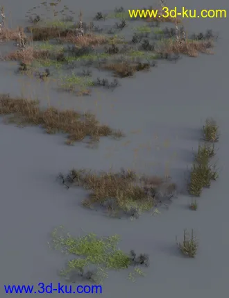 3D打印模型Wasteland Plants - High Resolution Instant Eco Systems的图片
