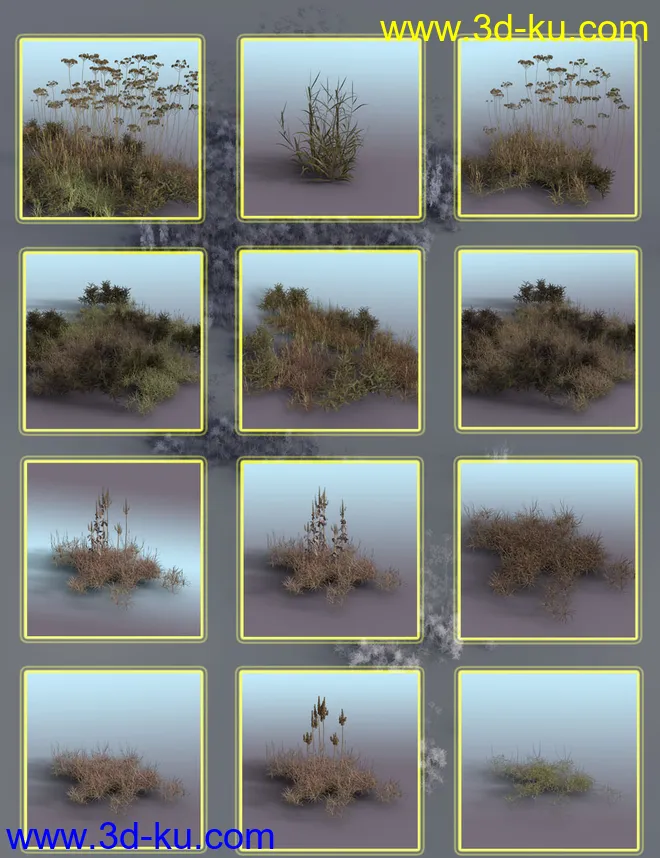 Wasteland Plants - High Resolution Instant Eco Systems模型的图片10