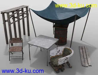 3D打印模型Wasteland Settlement的图片