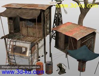 3D打印模型Wasteland Settlement的图片