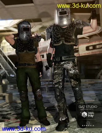 3D打印模型Wastelander Genesis 3 Male Textures的图片