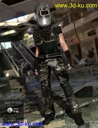 3D打印模型Wastelander Genesis 3 Male Textures的图片