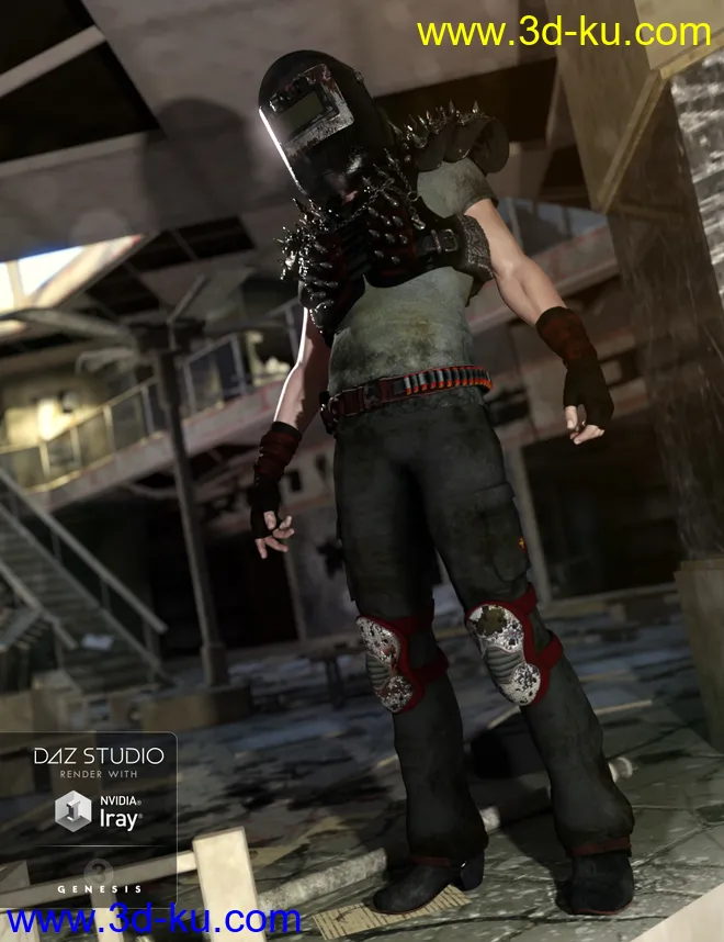 Wastelander Genesis 3 Male Textures模型的图片5