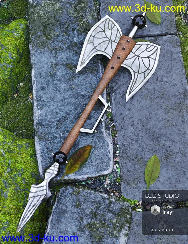 Weapon Collection for Genesis 3 and 8 Male(s)模型的图片2