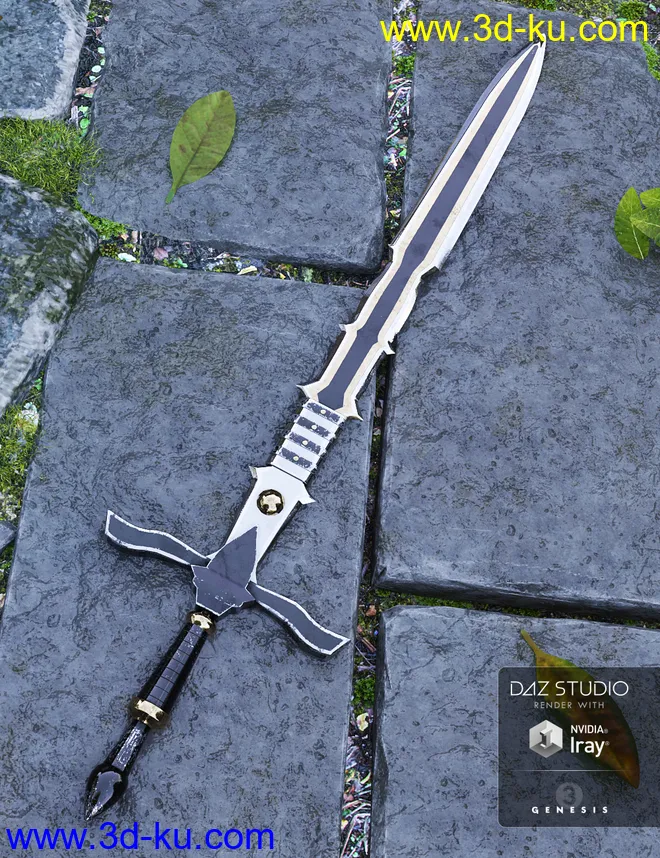 Weapon Collection for Genesis 3 and 8 Male(s)模型的图片5