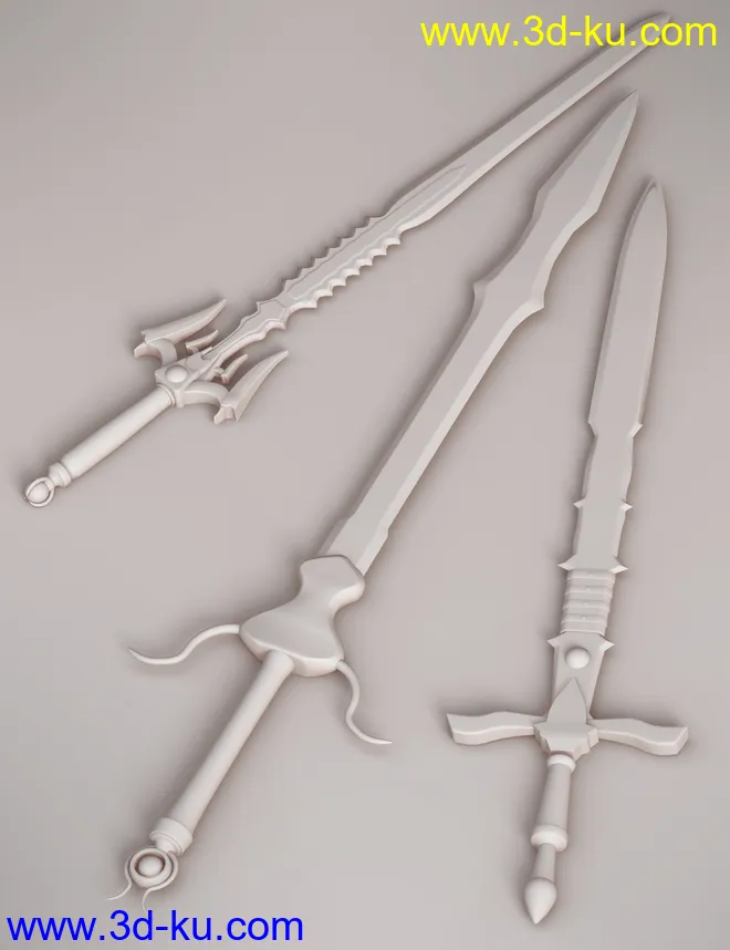 Weapon Collection for Genesis 3 and 8 Male(s)模型的图片9