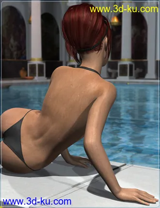 3D打印模型Wet, Sweat & Rain for Genesis 2 Female(s)的图片