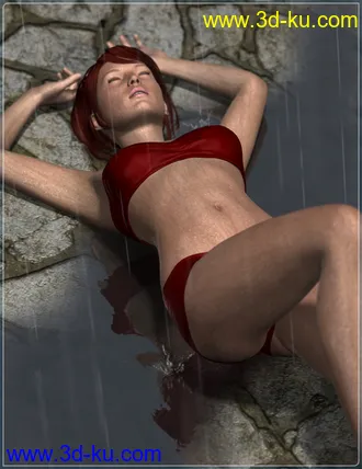 3D打印模型Wet, Sweat & Rain for Genesis 2 Female(s)的图片