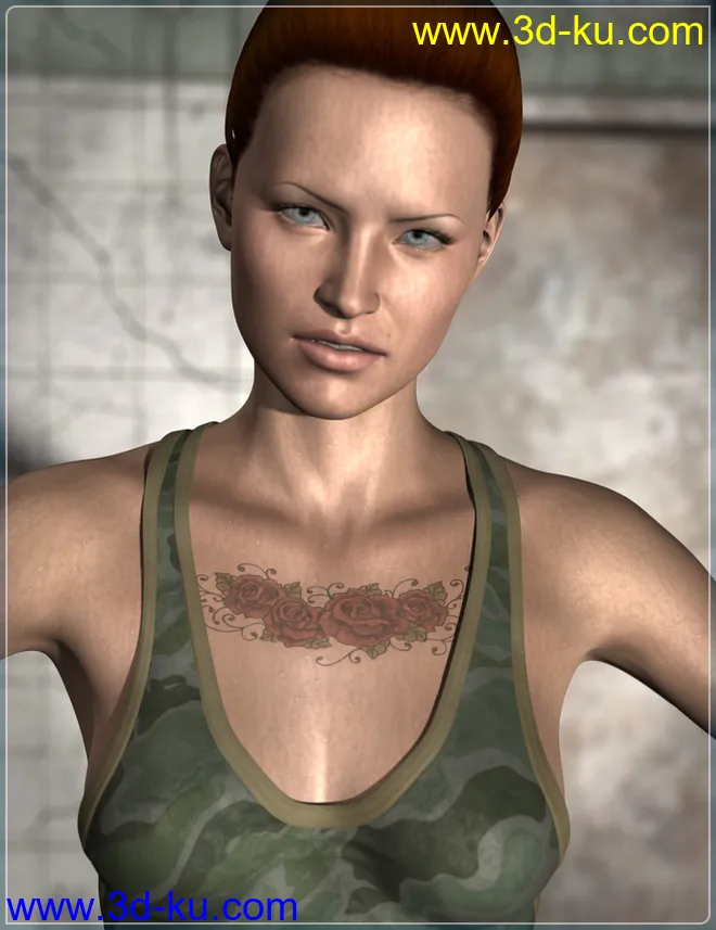 Wet, Sweat & Rain for Genesis 2 Female(s)模型的图片5