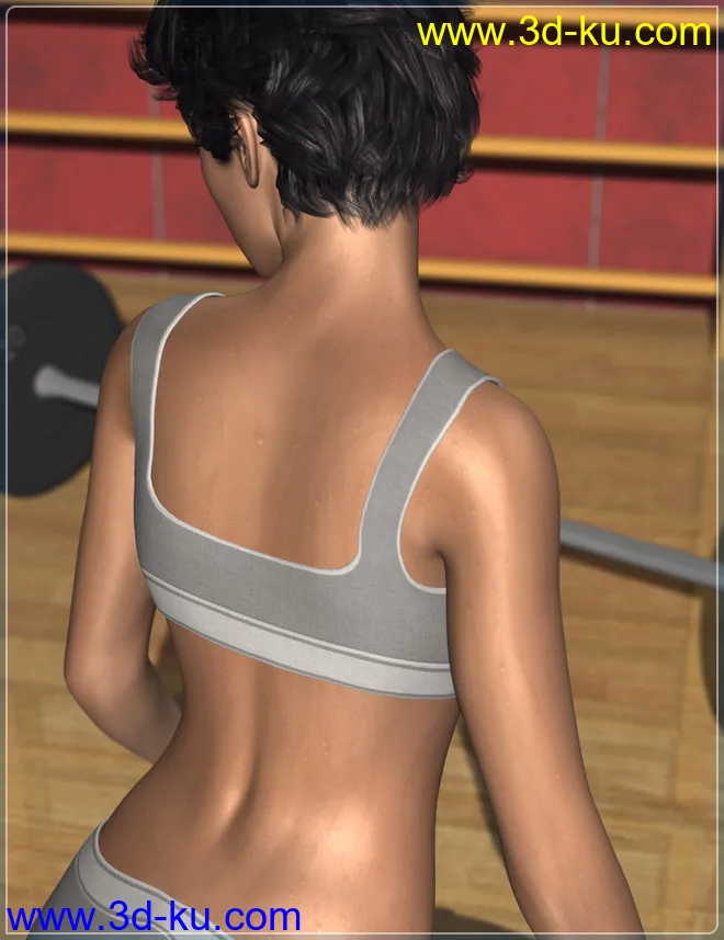 Wet, Sweat & Rain for Genesis 2 Female(s)模型的图片8
