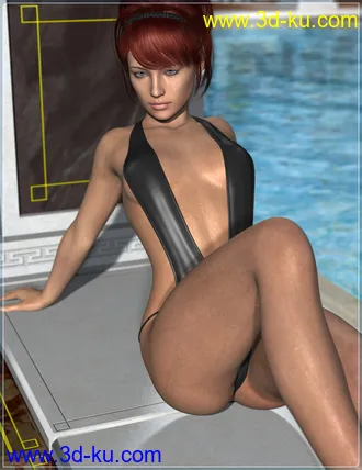 3D打印模型Wet, Sweat & Rain for Genesis 2 Female(s)的图片