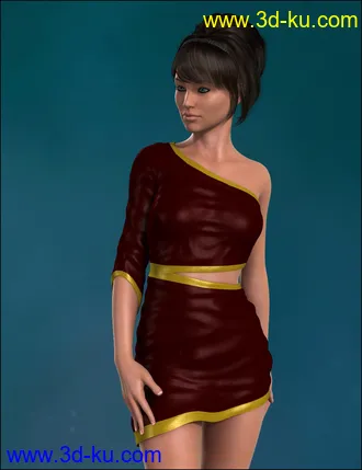 3D打印模型Wicked Zigzag Dress HD的图片