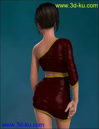 3D打印模型Wicked Zigzag Dress HD的图片