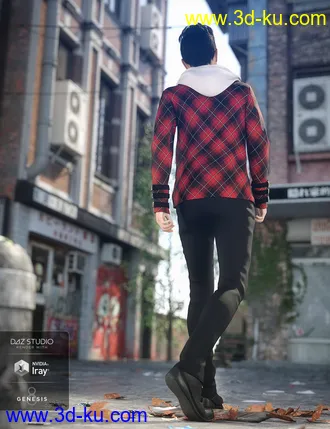 3D打印模型Windwalker Outfit for Genesis 8 Male(s)的图片
