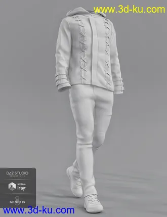 3D打印模型Windwalker Outfit for Genesis 8 Male(s)的图片