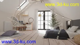 3D打印模型Winter Bedroom的图片