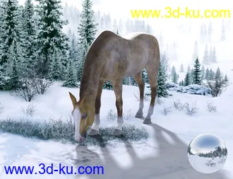 3D打印模型Winter Forest HDRI的图片