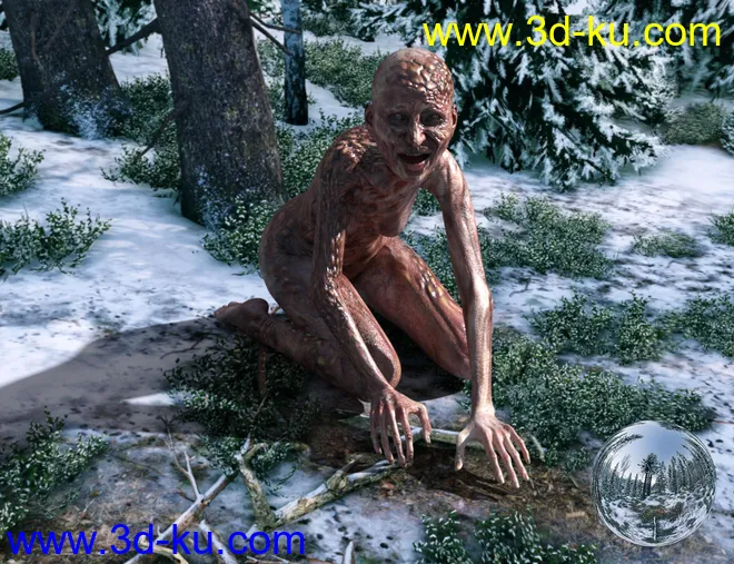 Winter Forest HDRI模型的图片7