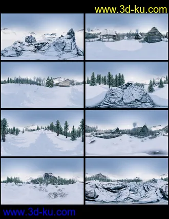 3D打印模型Winter Forest HDRI的图片