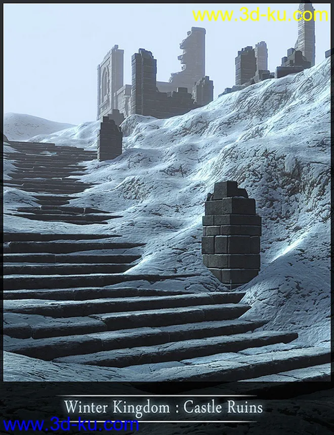 Winter Kingdom - Castle Ruins模型的图片1