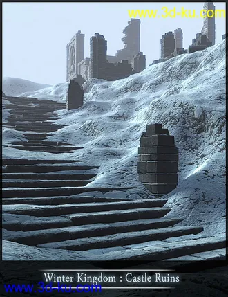 3D打印模型Winter Kingdom - Castle Ruins的图片