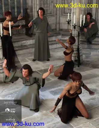 3D打印模型Winterblack The Rites Poses for Genesis 8的图片