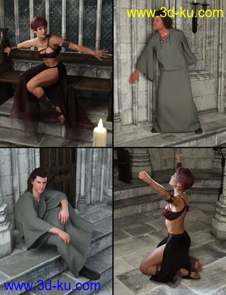 3D打印模型Winterblack The Rites Poses for Genesis 8的图片