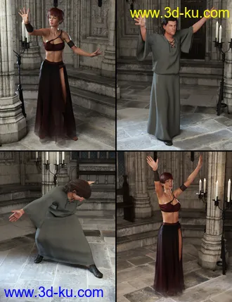 3D打印模型Winterblack The Rites Poses for Genesis 8的图片