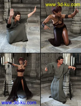 3D打印模型Winterblack The Rites Poses for Genesis 8的图片