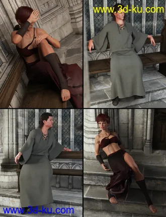 3D打印模型Winterblack The Rites Poses for Genesis 8的图片