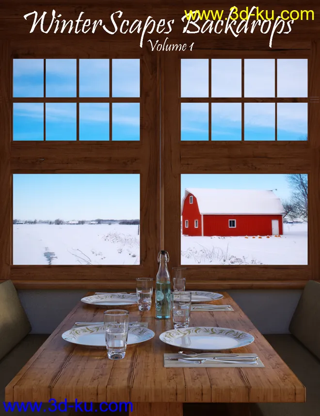 WinterScapes Backdrops Volume 1模型的图片1