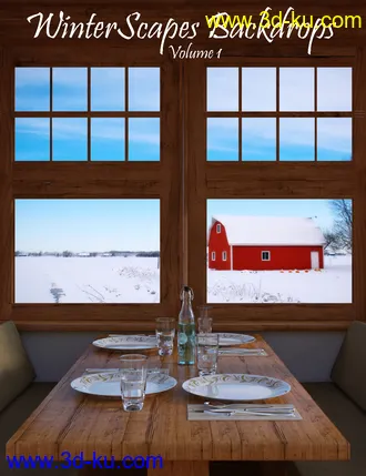 3D打印模型WinterScapes Backdrops Volume 1的图片