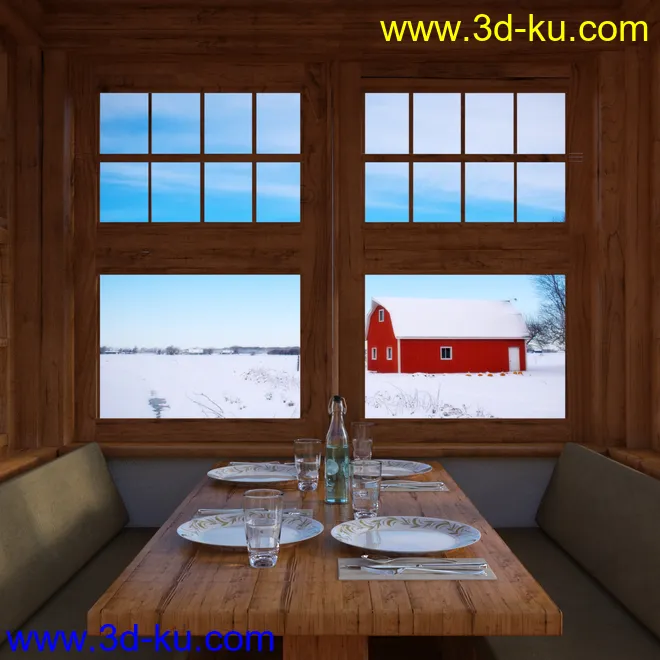 WinterScapes Backdrops Volume 1模型的图片5