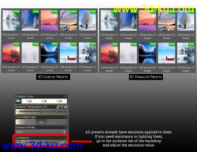 WinterScapes Backdrops Volume 1模型的图片6