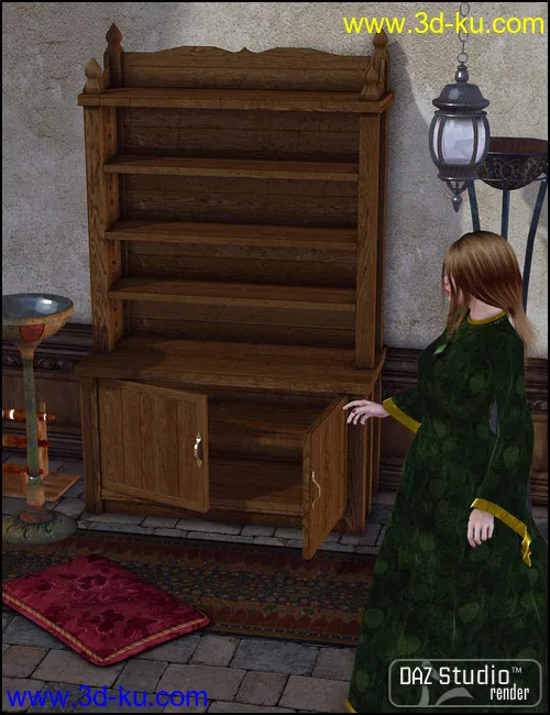 Wizard Study Furniture模型的图片1