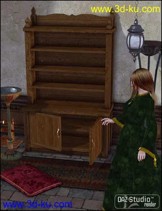 3D打印模型Wizard Study Furniture的图片